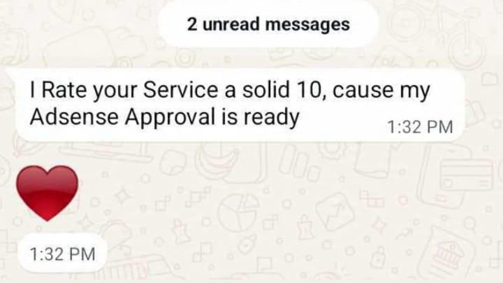 Member Review 2 - Rate your Service a solid 10
